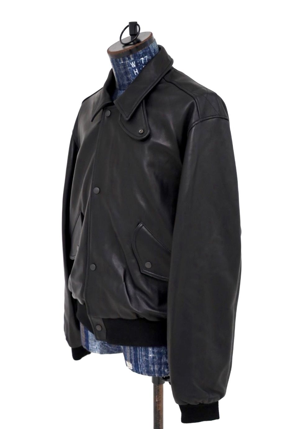 YOKE 26FW Lamb Leather Bomber Jacket(YK26FW01301B)Black★9月19日(土)発売！