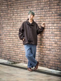 is-ness Duffle Smock Coat MARKスタイル
