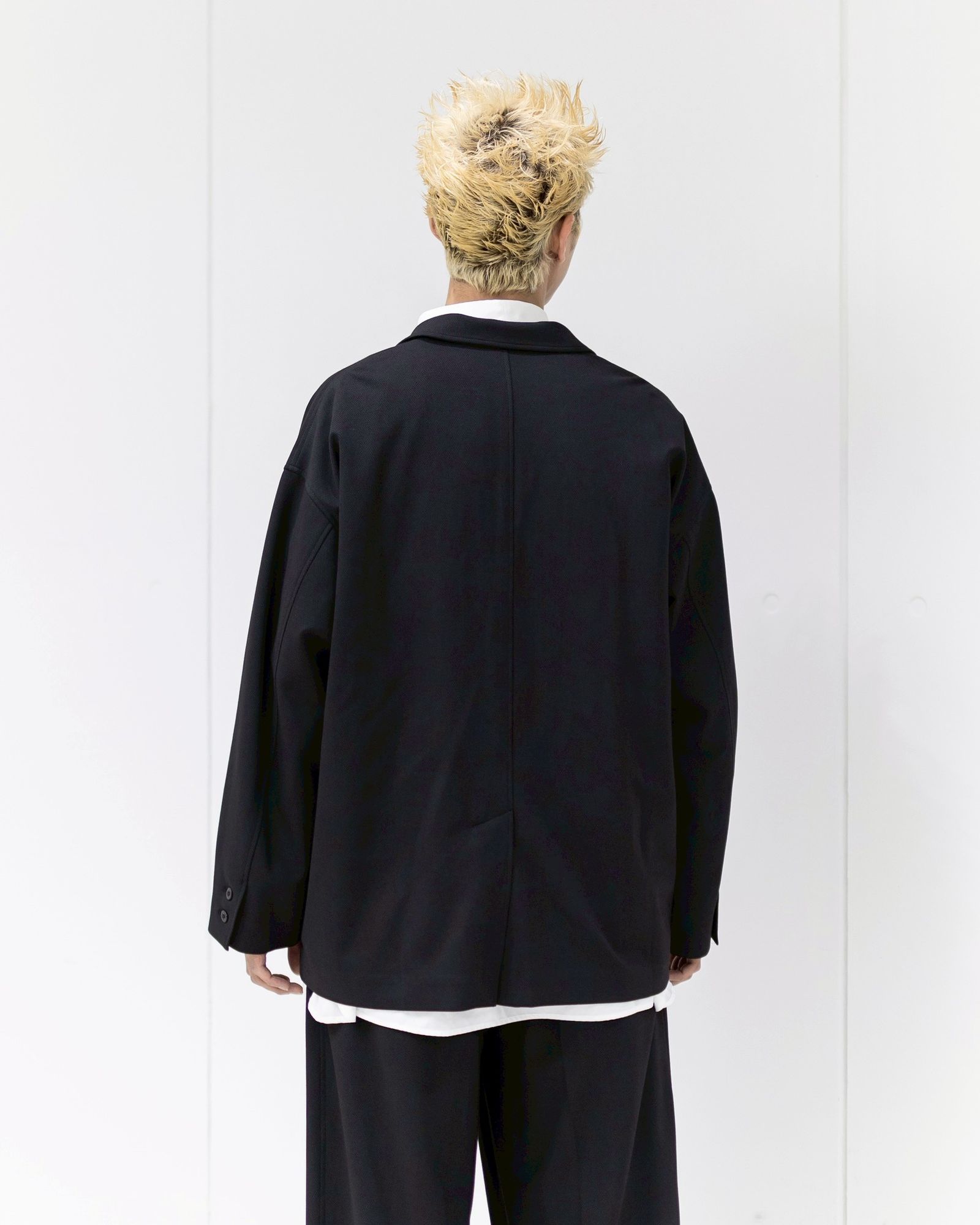 グラフペーパー 25AW SIDOGRAS Melange Ponte Jacket(GM254-20049)BLACK☆11月29日(土)発売！