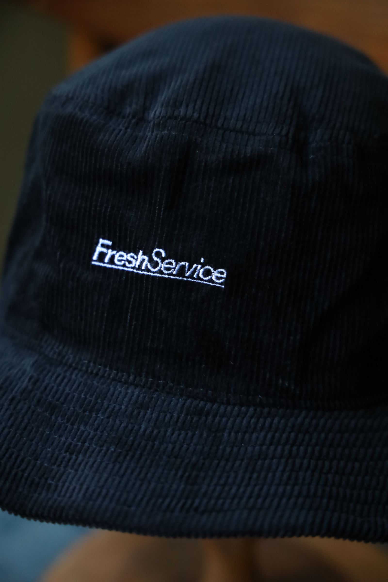 フレッシュサービス CORDUROY CORPORATE HAT(FSP243-90087B)BLACK