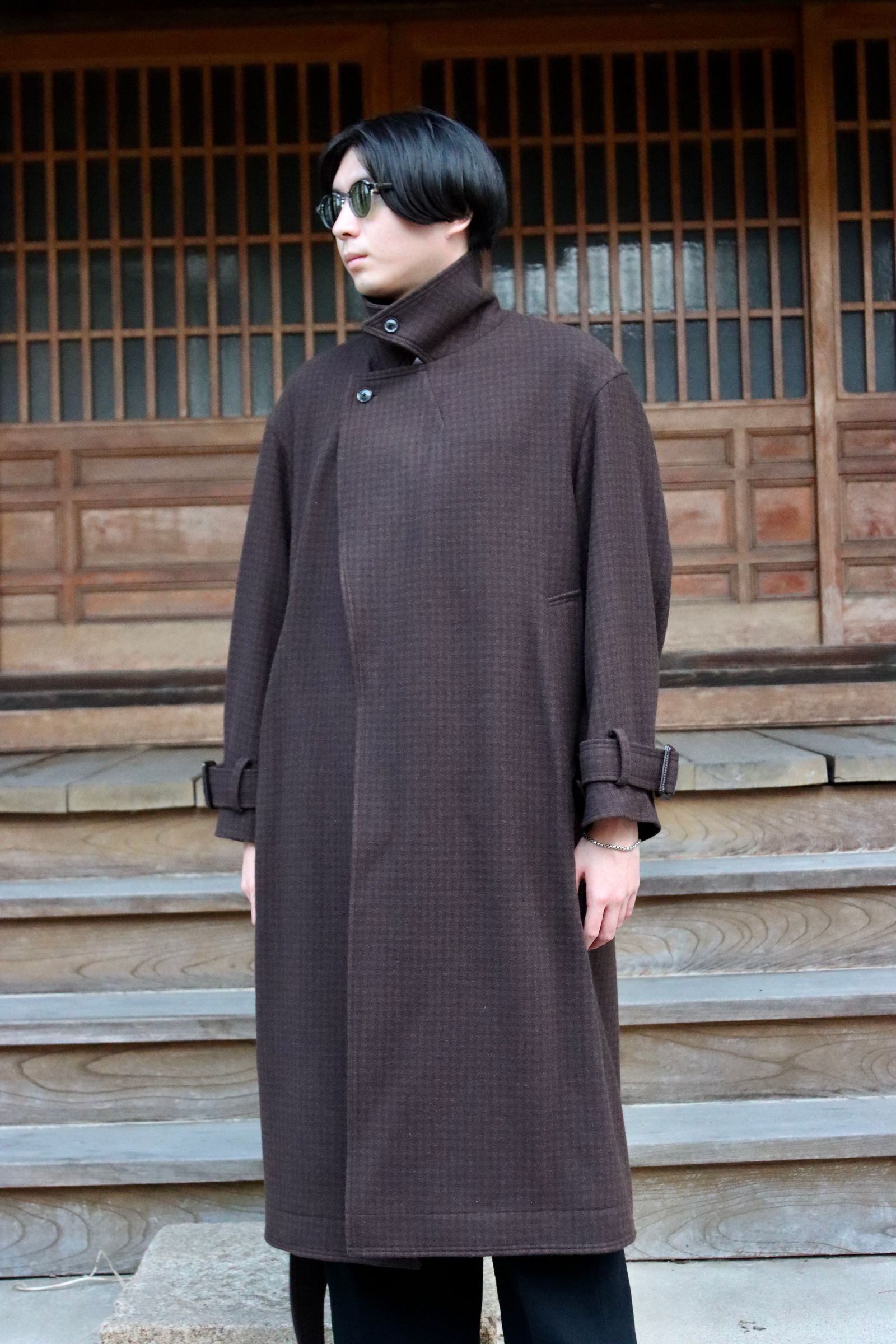 YOKE DOUBLE BREAST OVERCOAT