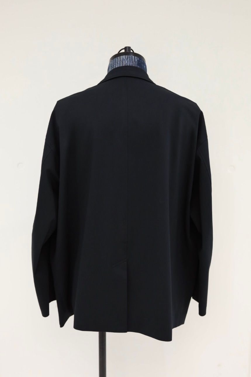 グラフペーパー26SS Compact Ponte Jacket (GM261-20039B)BLACK