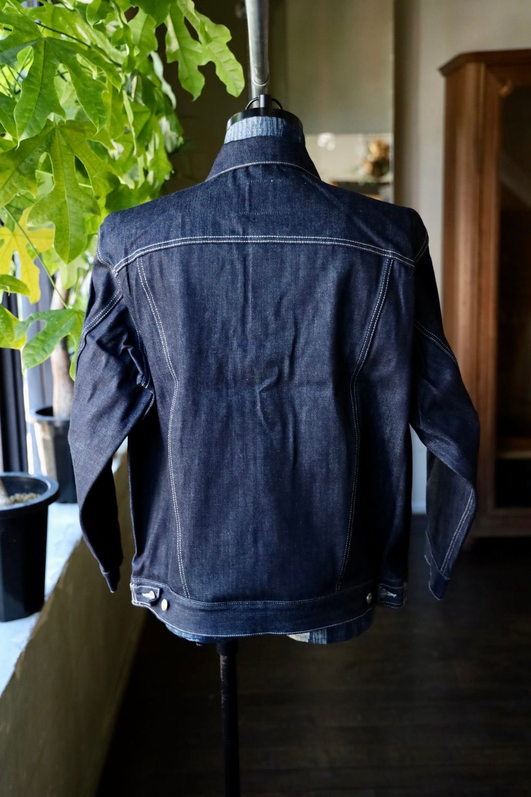 グラフペーパー 25AW Selvage Denim Trucker Jacket(GM253-20055RB)INDIGO_RIGID☆7月26日(土)発売！