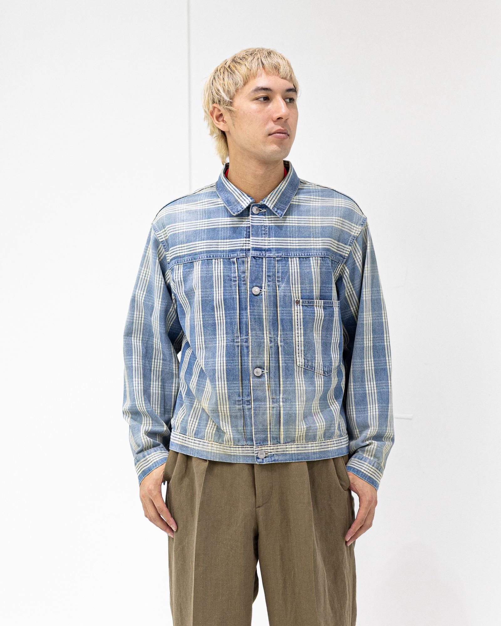 A.PRESSE No.213 Indigo Palaka Denim Jacket   4月11日(土)新作発売！