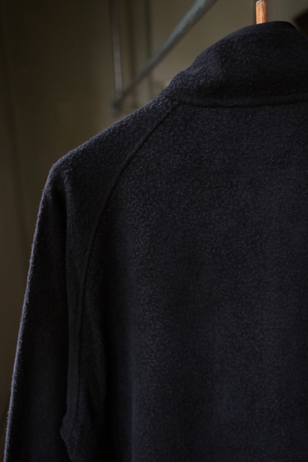 アプレッセ 2026 STYLE2 Vintage Silk Fleece Harf ZIP Jacket(26AAP-01-29)BLACK☆10月17日(土)新作発売！