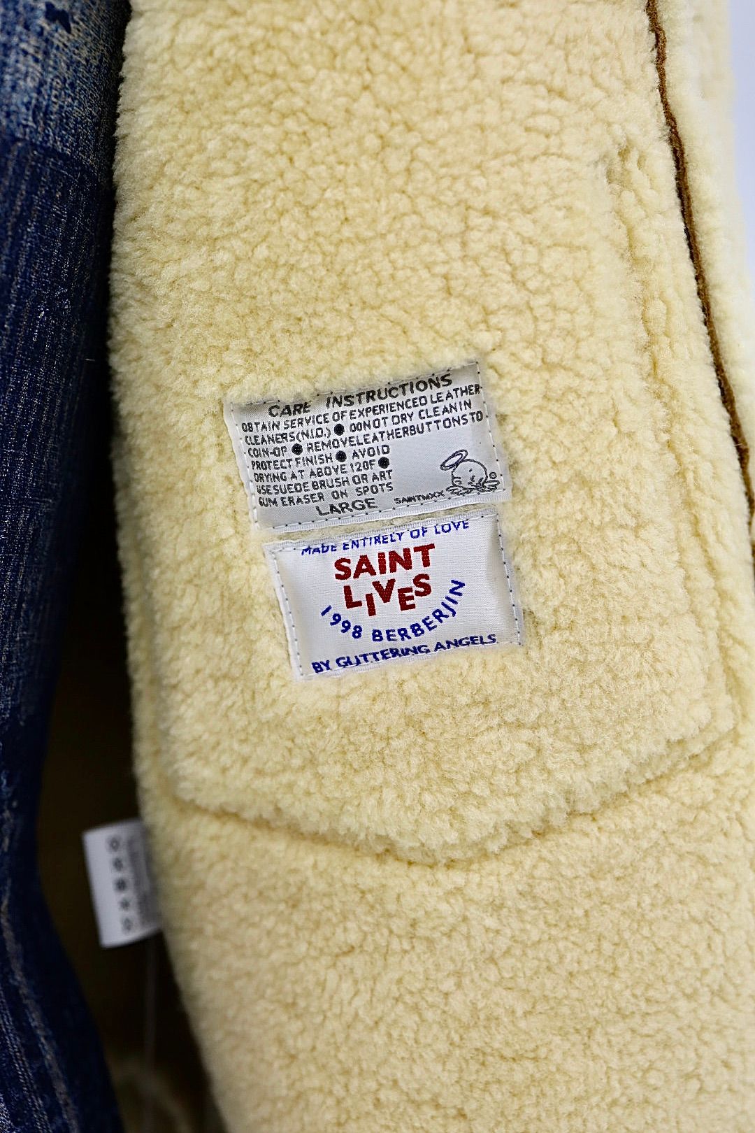 セントマイケル25AWベルベルジンコラボ BB_MOUTON JACKET (SM-HR1-0000-C59)BEIGE☆12月13日(土)新作発売！