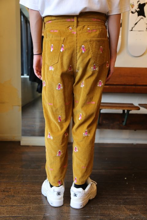 VETNAM EMBROIDERY COURDUROY JACKET & VETNAM EMBROIDERY WIDE TAPERED TROUSERSセットアップスタイル.2020.9.12.