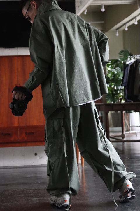 FreshService 22SS DOUBLE TYPEWRITER ANORAK"SAGE"style.2022.3.12.