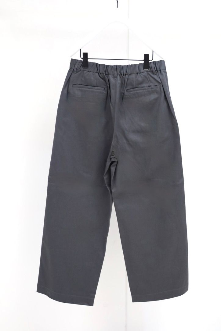 グラフペーパー   Westpoint Chino Wide Straight Trousers(GM263-40165B)C.GRAY☆8月15日(土)発売！