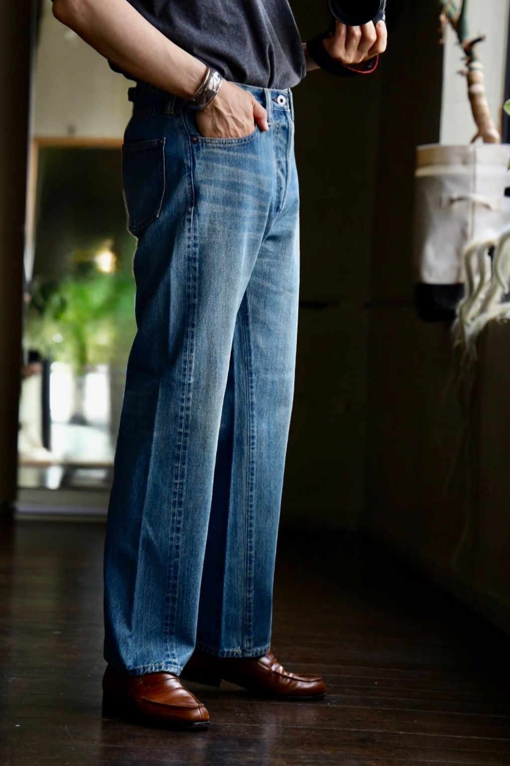 アプレッセ 25SS No.2 Washed Denim Pants(AP-4008)INDIGO