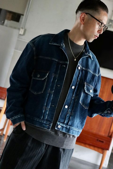 A.PRESSE アプレッセ22FW 2nd Type Denim Jacket スタイル1.2022.8.11.