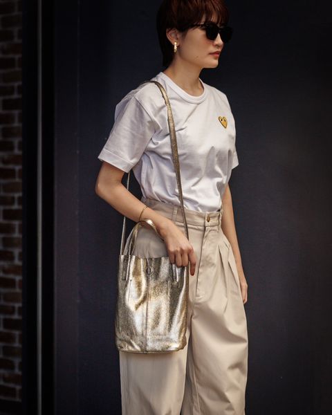 PLAY COMME des GARCONS ワンポイントTシャツ style.2025.4.24