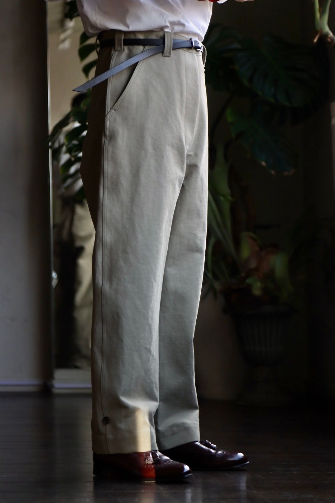 A.PRESSE 23SS Motorcycle Trousers サイズ2着用スタイル