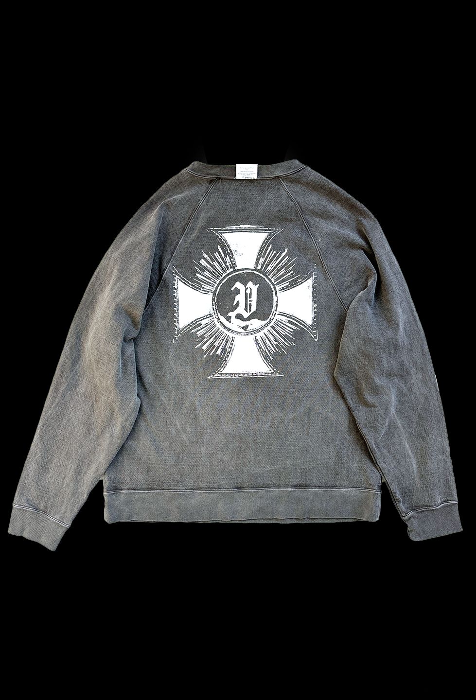 トーキングアバウト ジ アブストラクション 25AW OVER DYE PRINT RAGLAN TEE(2526AW-LS-002)FUCK☆新作発売！