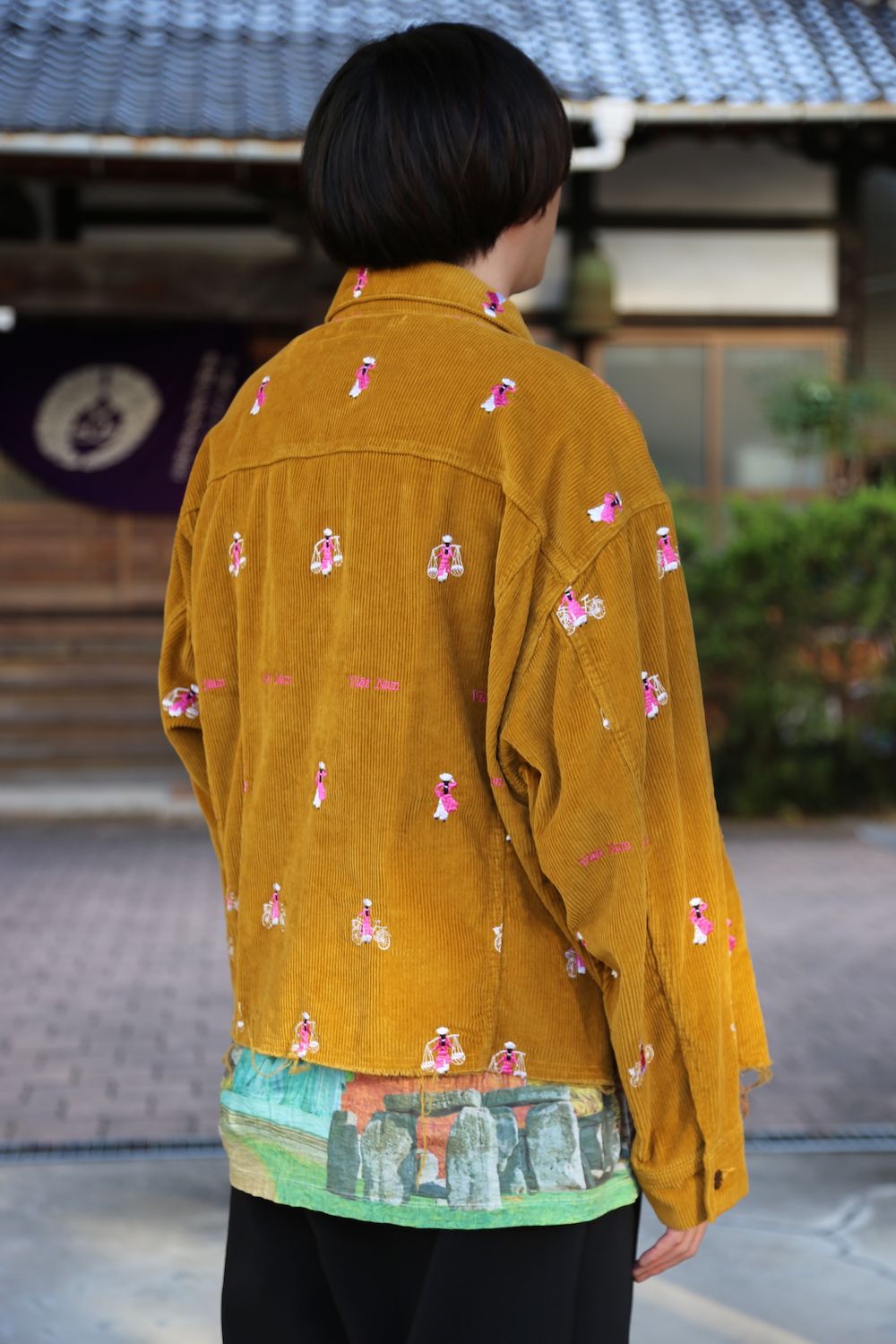 doublet VETNAM EMBROIDERY COURDUROY JACKET"YELLOW"Style.2020.9.20.