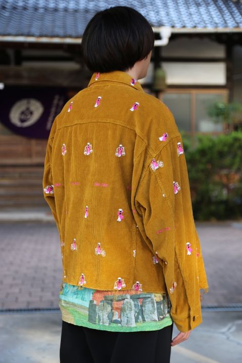 doublet VETNAM EMBROIDERY COURDUROY JACKET"YELLOW"Style.2020.9.20.