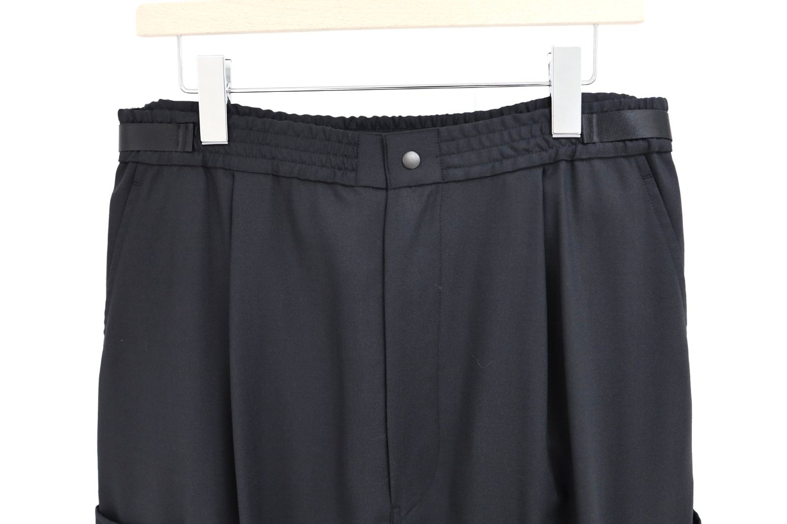 プロダクトトゥエルブ SS26 P12 Techno Wool Utility Pants(26SS-PPT01B)BLACK