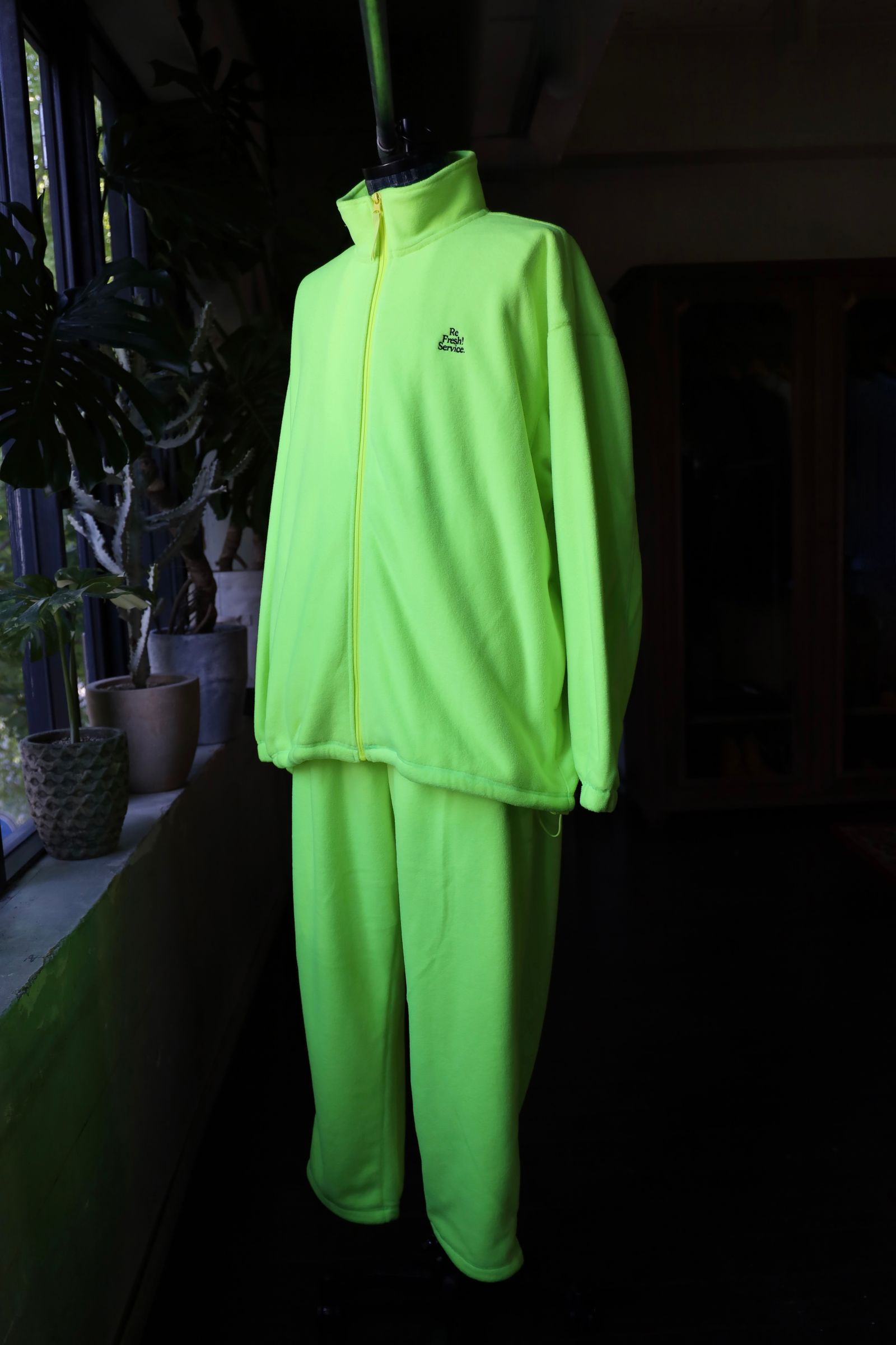 ReFresh!Service. “FLEECE TRACK SUIT”(NEON YELLOW)★再販しました！
