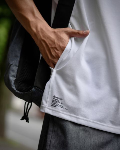 FreshService 新作DRY JERSEY S/S CREW NECK Tee(WHITE)style 2024.6.8