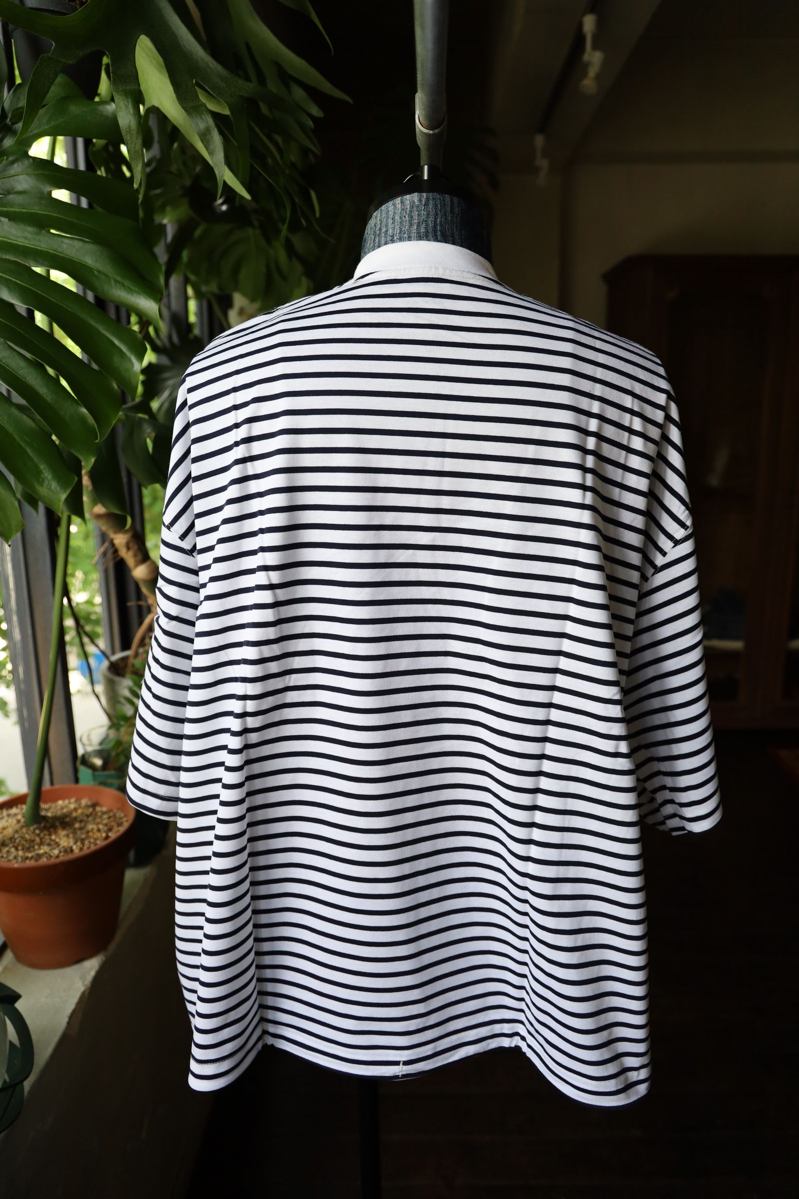 is-ness - イズネス24AW BALLOON STRIPES T SHIRT(31SSSH05-2