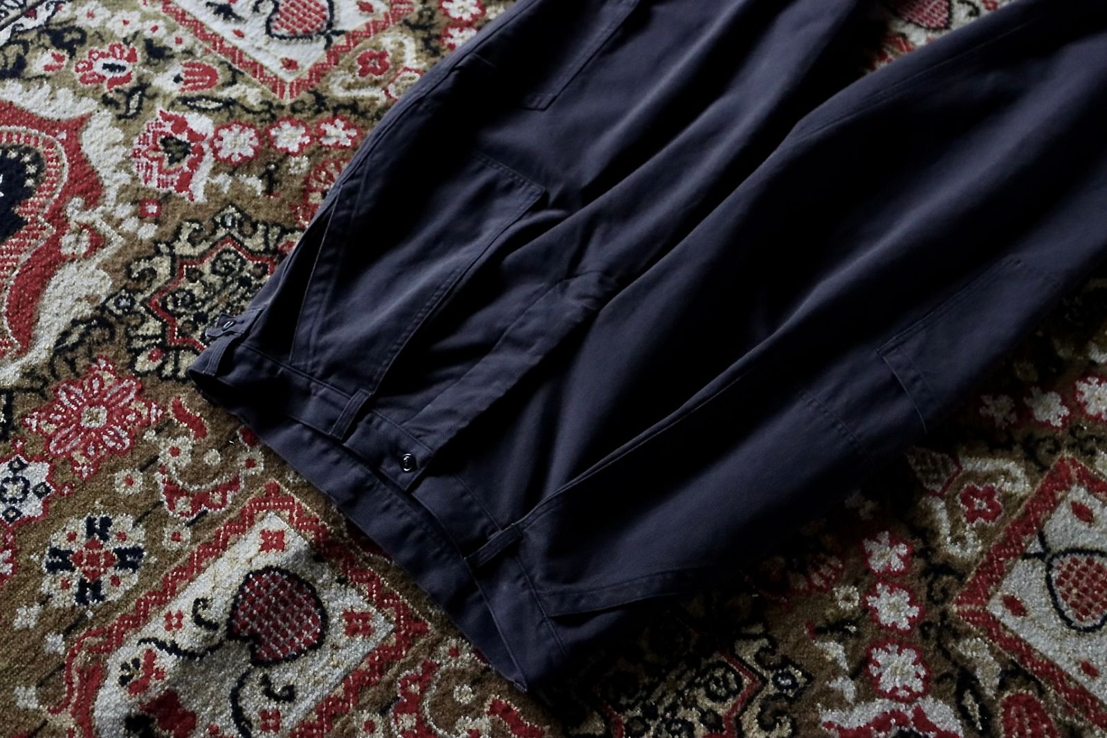 アプレッセ23SSパンツ USAF Hemmed Bottoms(23SAP-04-14M)BLACK