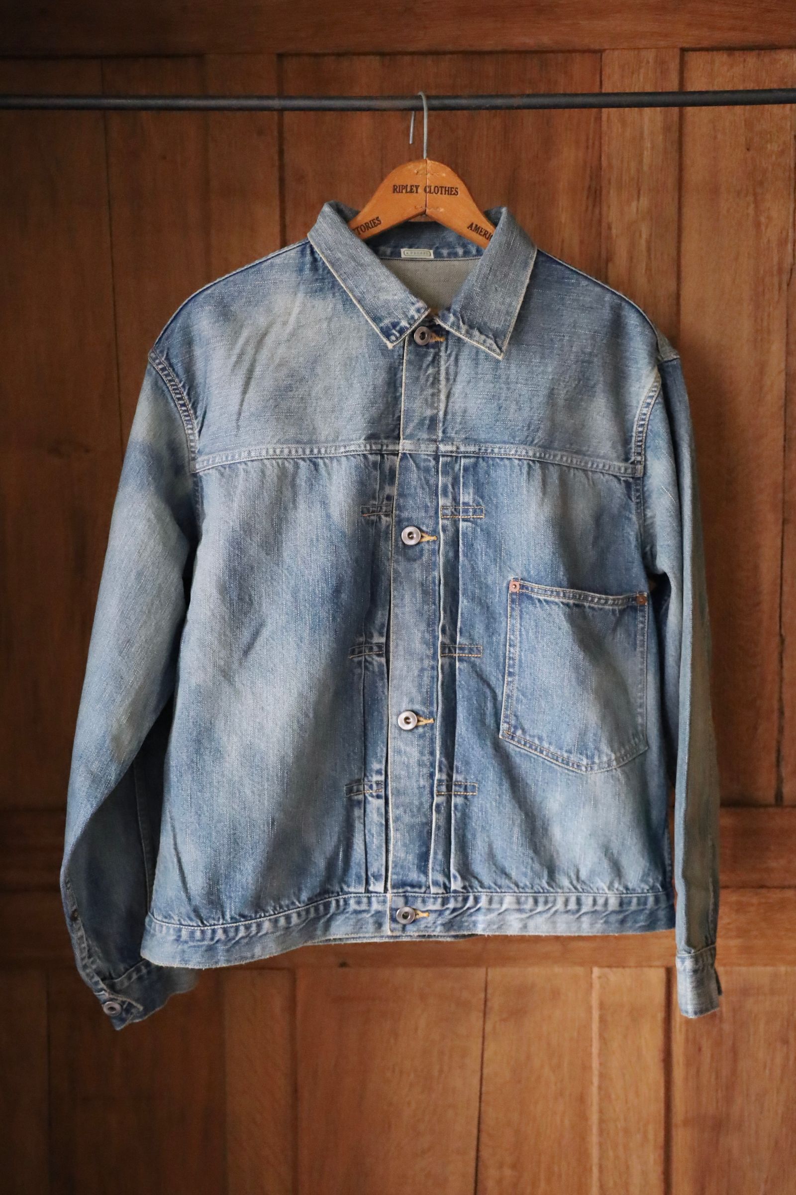 アプレッセ 2025 STYLE2  デニムジャケット1st Type Denim Jacket(25AAP-01-38)INDIGO