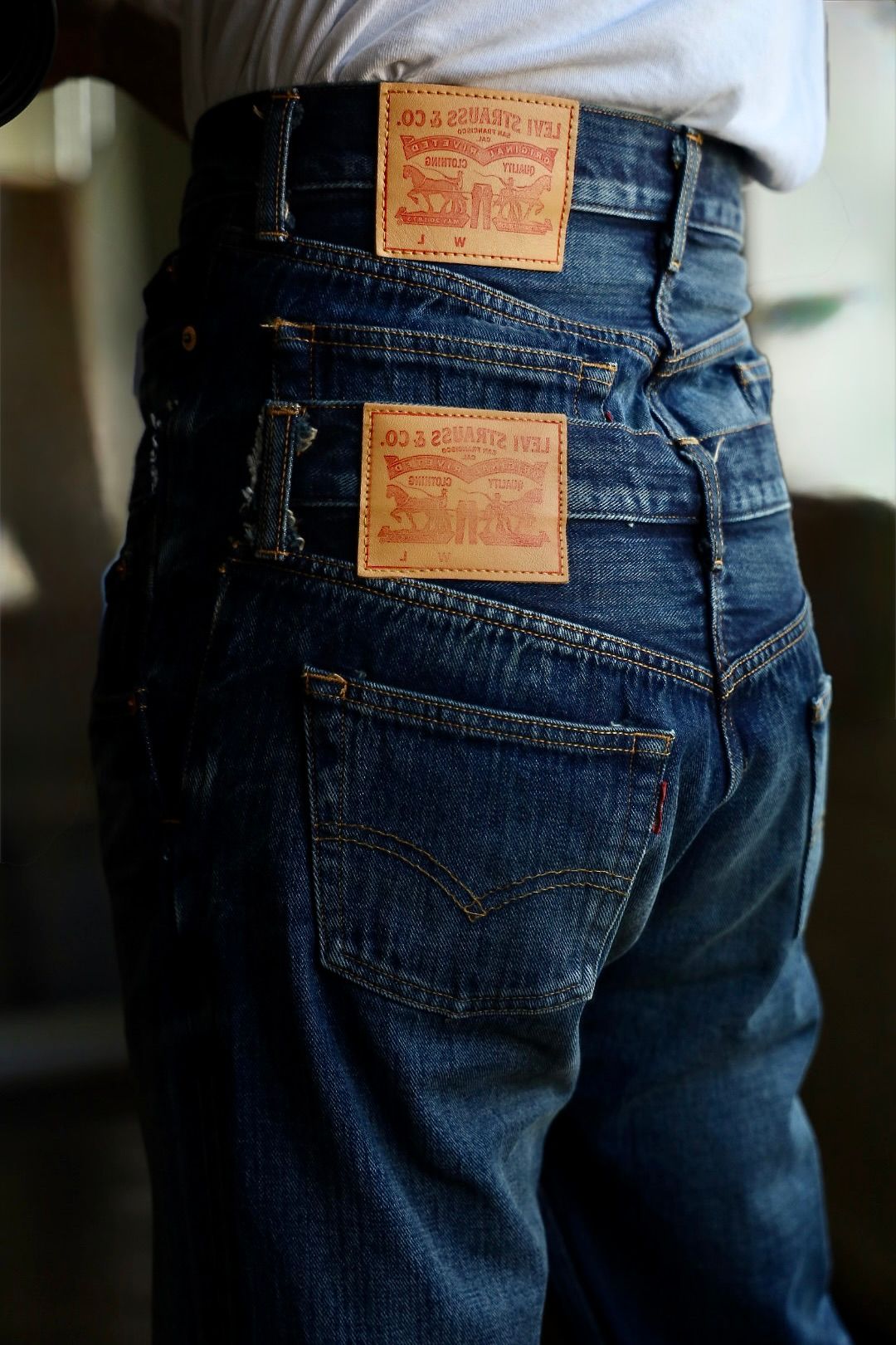 JUNYA WATANABE MAN ダブルウエストLevi's Wネームデニムスタイル.2025.4.12.