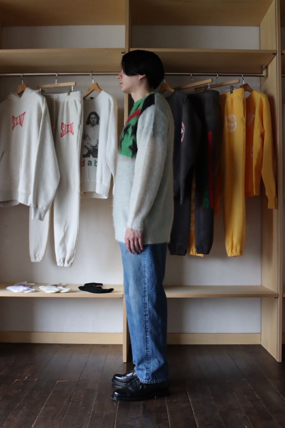 ©SAINT M×××××× STT_MOHAIR KNIT SWTER_AF(SM-S21-0000-054) style.2021.9.3