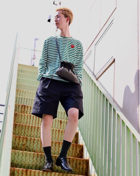 PLAY COMME des GARCONS プレイコムデギャルソン 23SS ボーダーTシャツスタイル