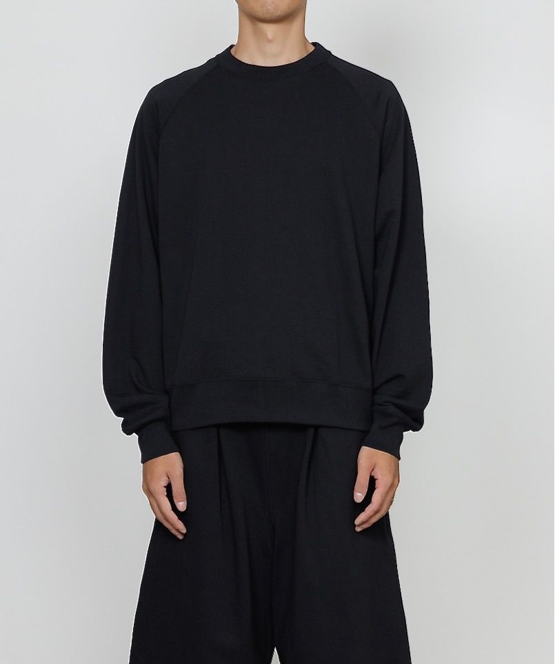 marka 26SS RAGLAN CREW NECK (M26A08CS02C)BLACK☆新作発売！