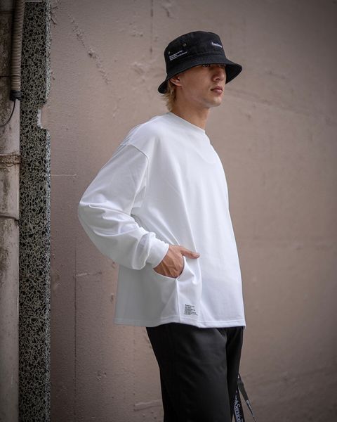 FreshService 新作DRY JERSEY L/S CREW NECK Tee(WHITE)style 2024.6.8