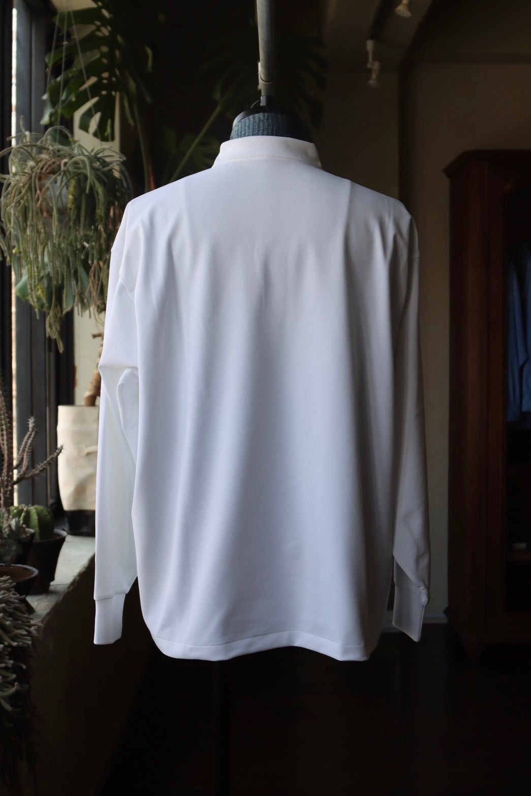 フレッシュサービス DRY PIQUE JERSEY L/S POLO(FSC253-70011B)WHITE