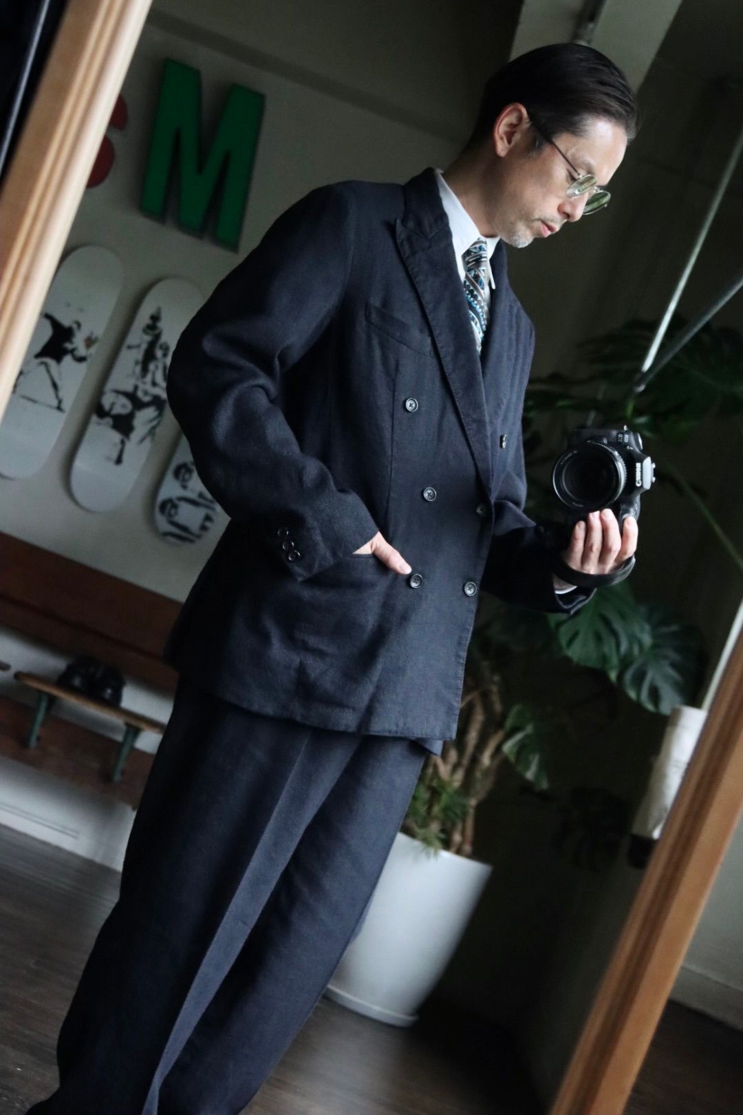 A.PRESSE - アプレッセ22FW Double Breasted Jacket(22AAP-01-06M)NAVY ...