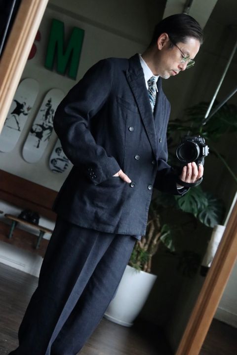 アプレッセ22FW Double Breasted Jacket結婚式スタイル.2022.9.27.