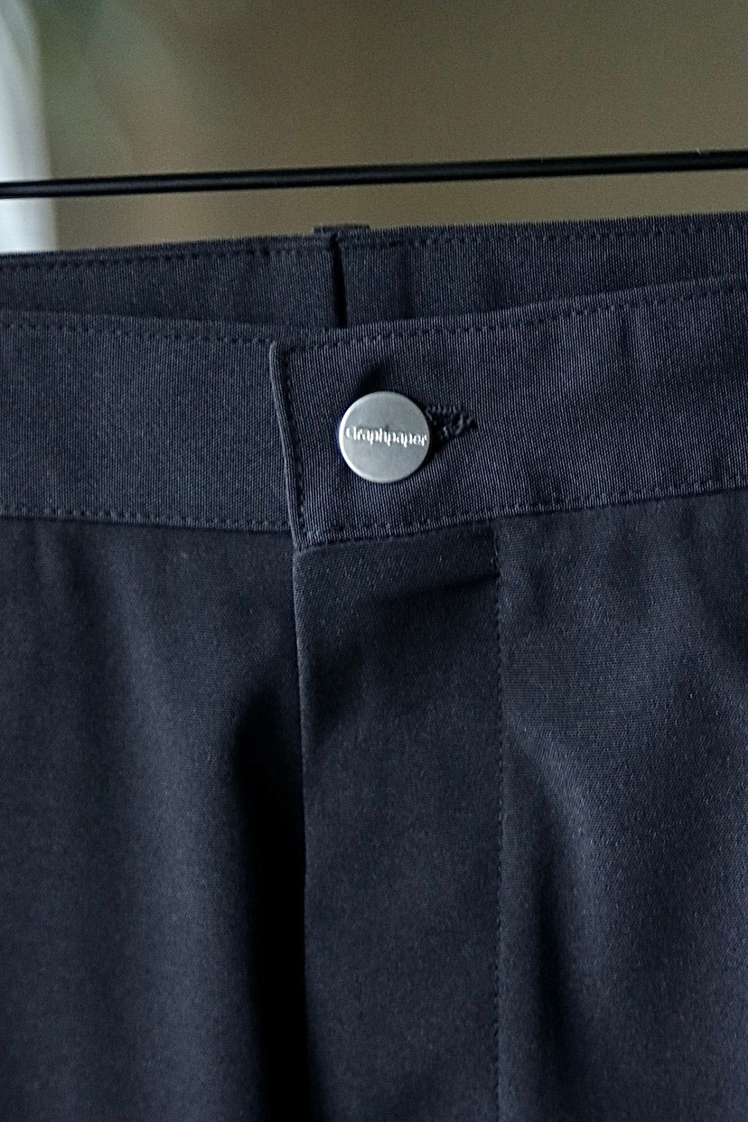 グラフペーパー  25AW Semi Dull Oxford Wide Trousers(GM253-40090B)BLACK☆8月9日(土)発売！