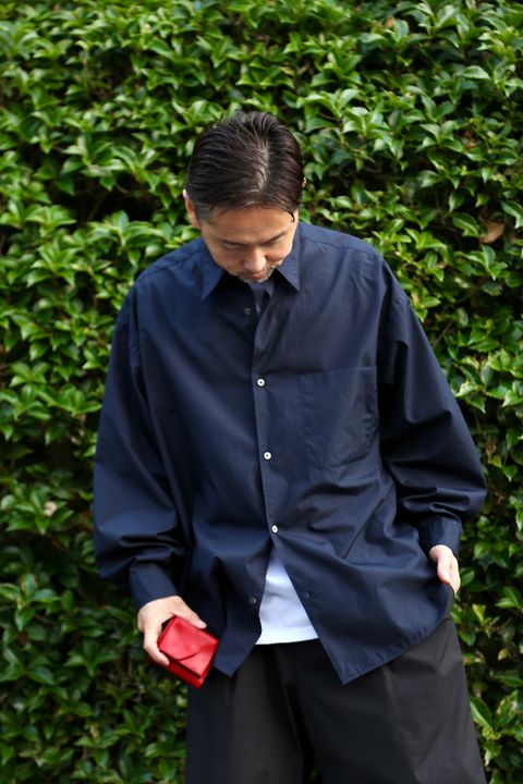 Graphpaper Stretch Typewriter Wide Tuck Chef Shorts style.2021.6.14.