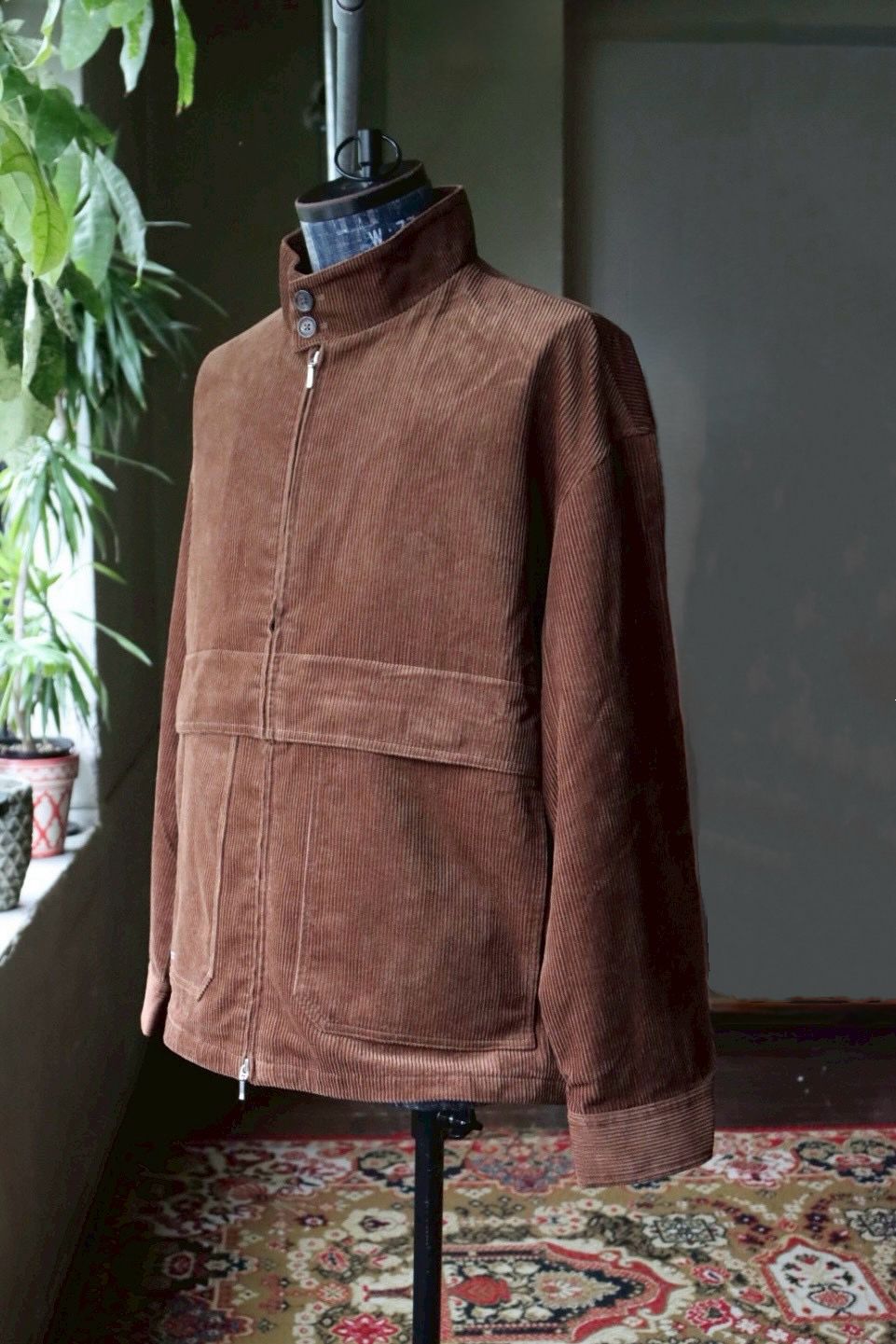 フレッシュサービス COTTON CORDUROY JACKET (FSC253-30124)BROWN