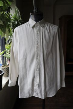 アプレッセ 2025 STYLE2 Double Weave Twill Regular Collar Shirt(25AAP-02-10)ECRU☆9月27日(土)発売！