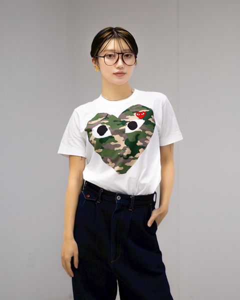 PLAY COMME des GARCONS V-NECK CARDIGAN style.2025.11.12