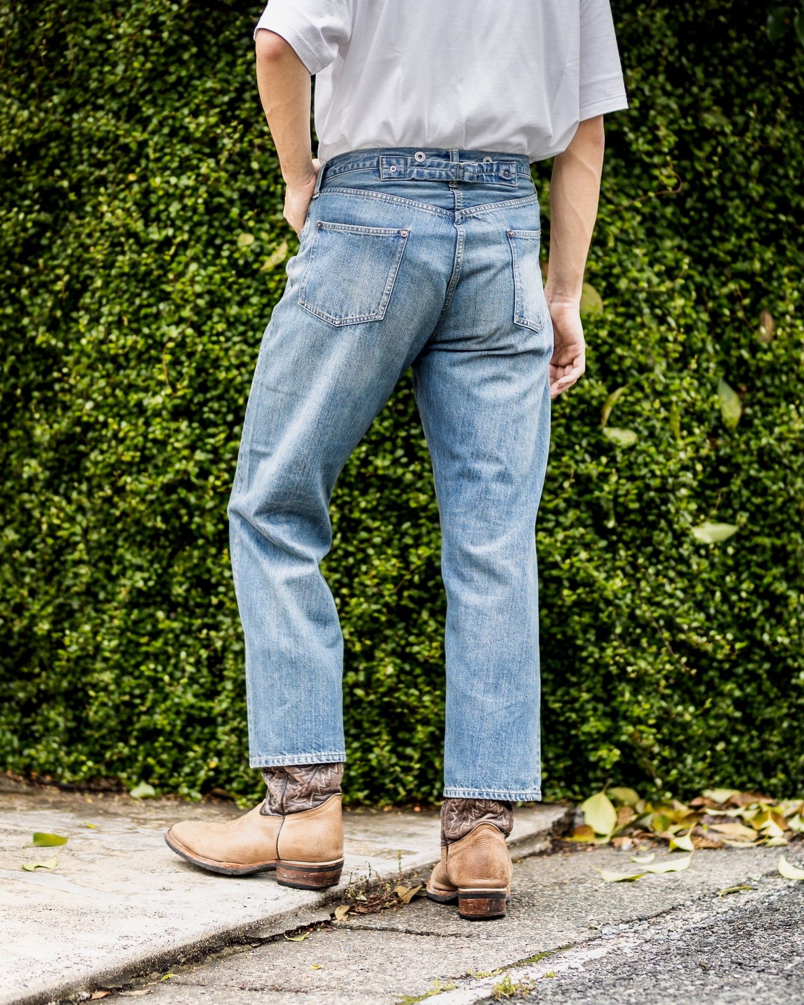 アプレッセ 2025 STYLE2 No.2 Washed Denim Pants(AP-4008)INDIGO