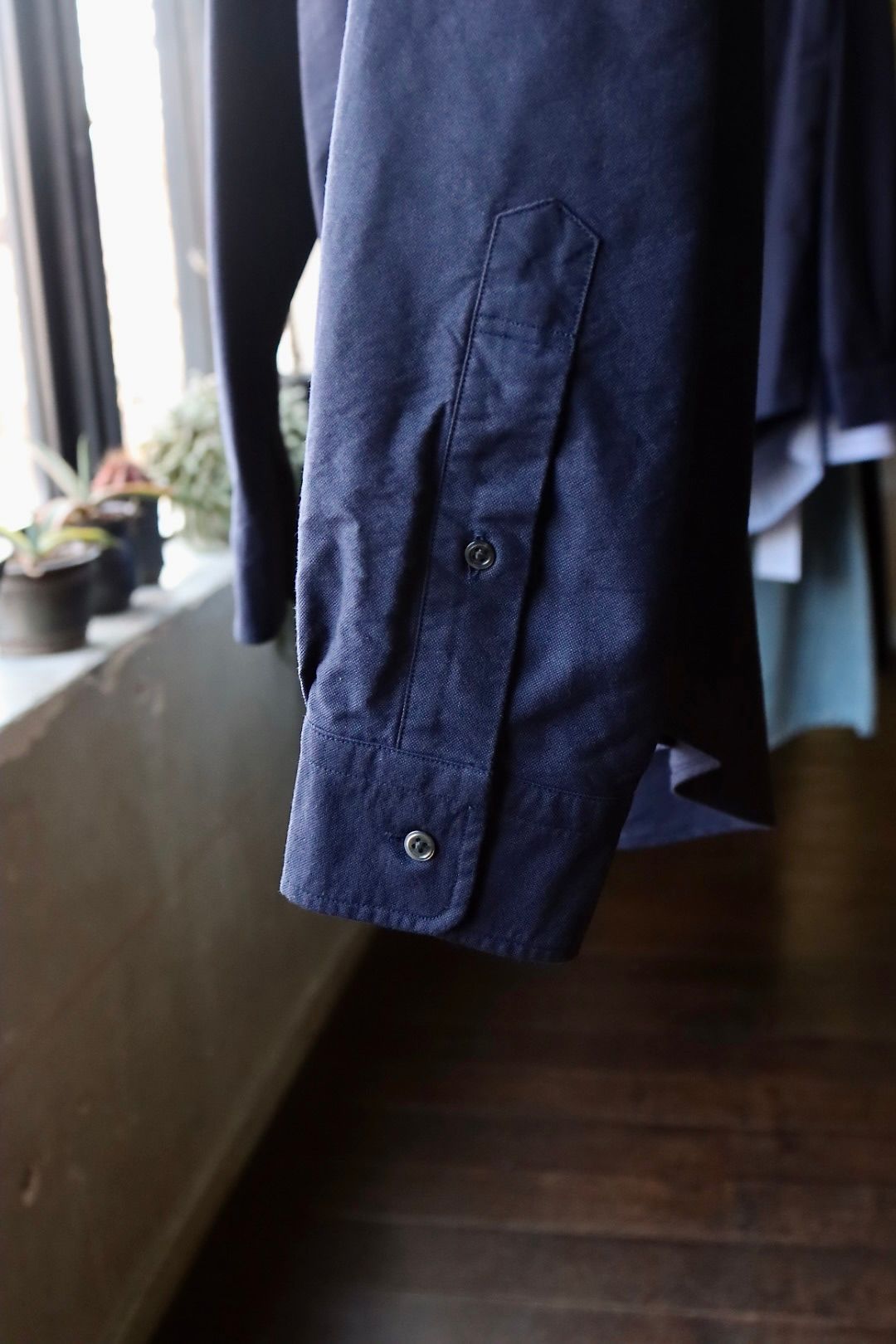 グラフペーパー24SS Oxford L/S B.D Box Shirt (GM241-50020B) NAVY