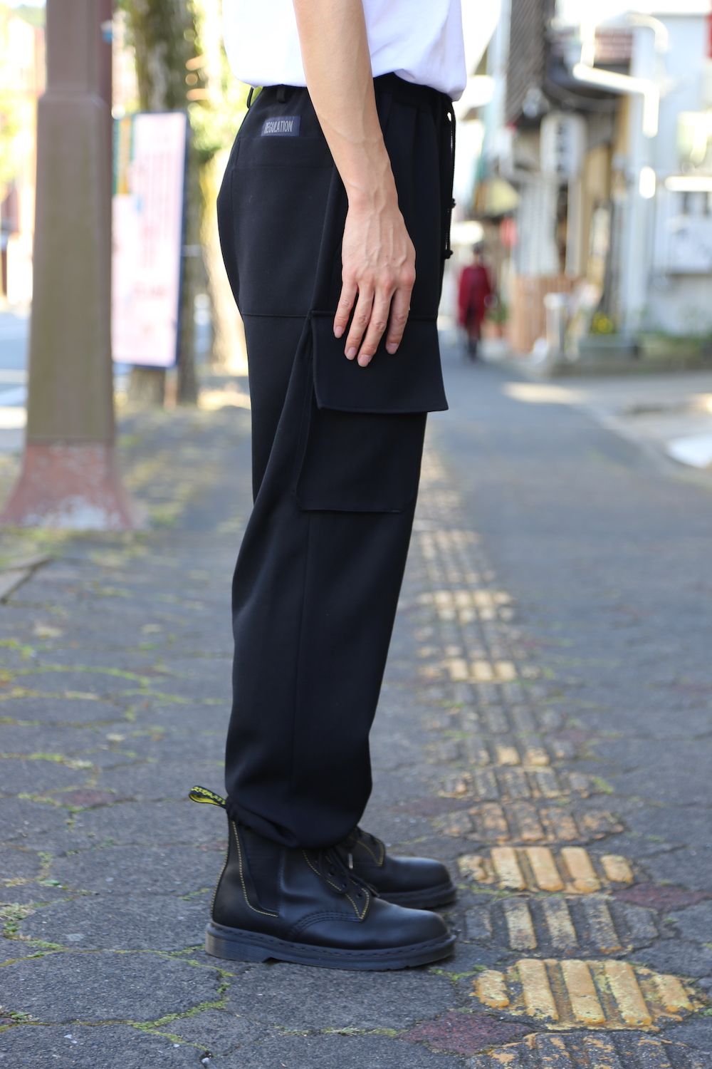 yohji yamamoto I-左胸片玉P付モッズコートStyle.2020.10.20