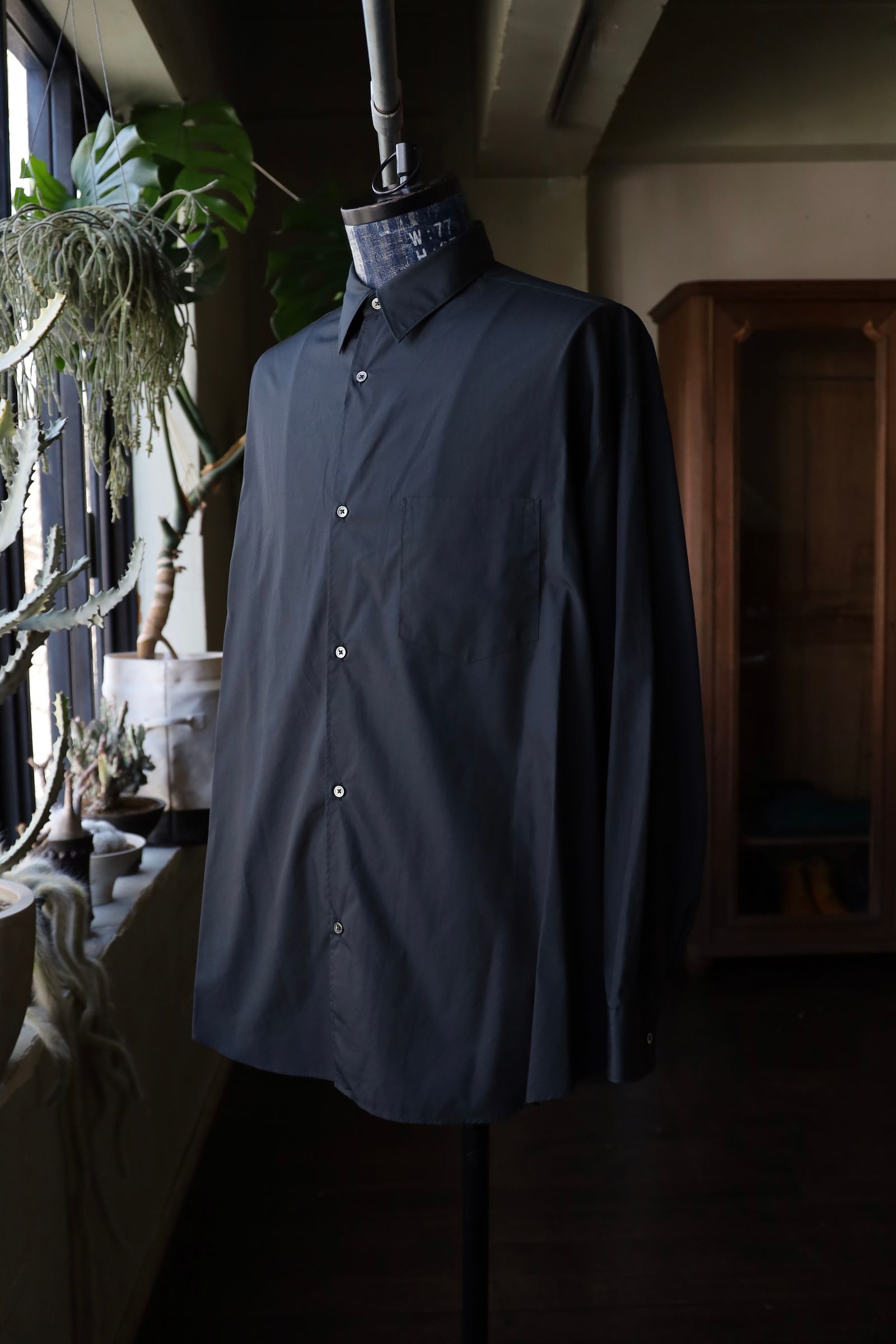 Graphpaper - グラフペーパーシャツ Broad L/S Oversized