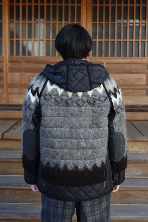 JUNYA WATANABE  ノルディックジャガードフードブルゾン(WH-J019-051) style.2021.11.28