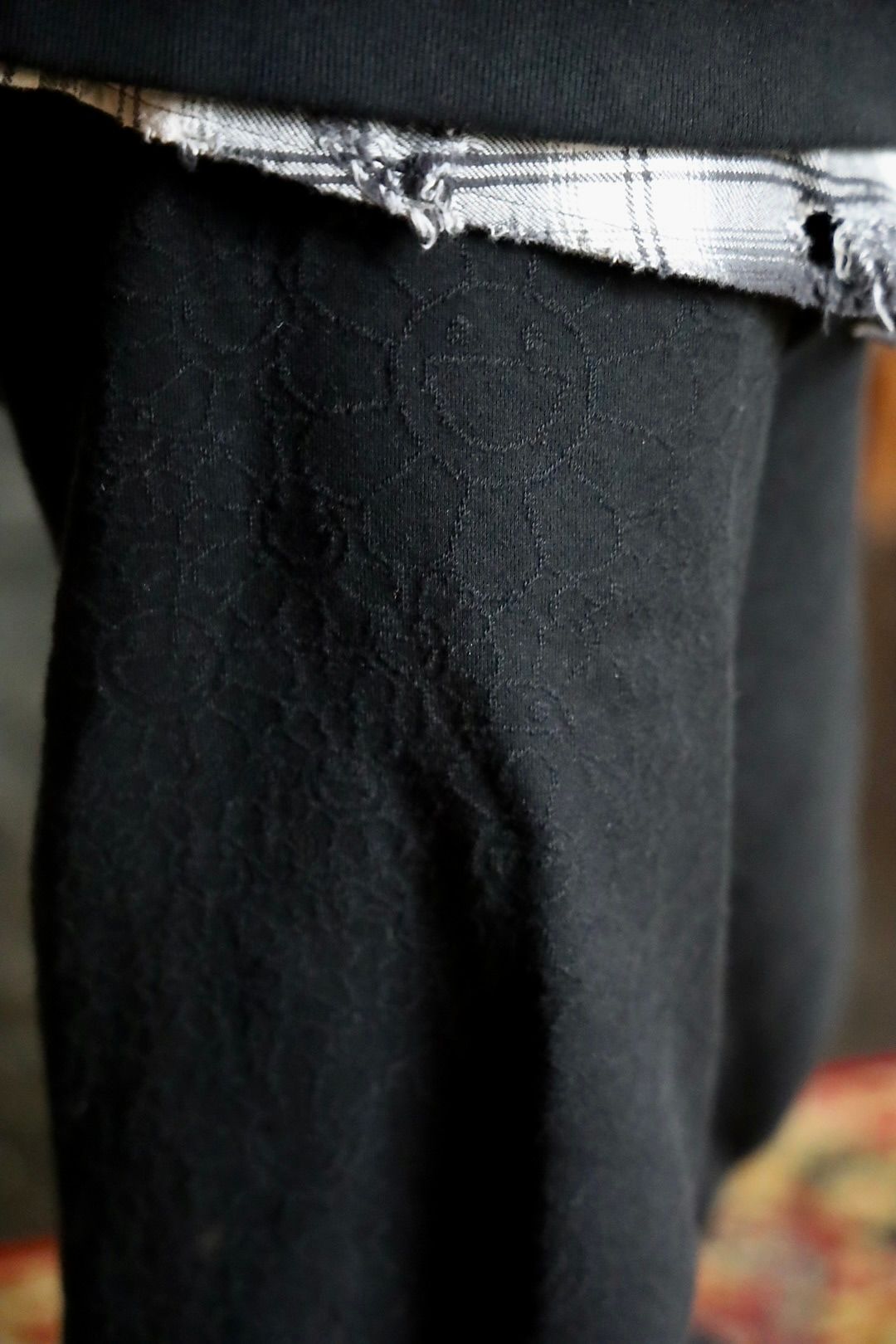 モノノケ・メイド スウェットパンツ SWEAT PANTS_FLOWER(MT-MK8-0000-016)BLACK