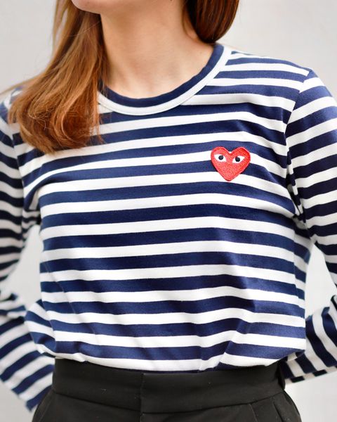 プレイ コムデギャルソン 新作Striped T-Shirt style.2023.3.19