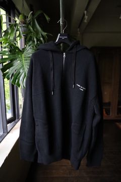 コムデギャルソンオム24AW ラムウール天竺パーカ(HN-N009-051)BLACK☆10月4日(金)発売！