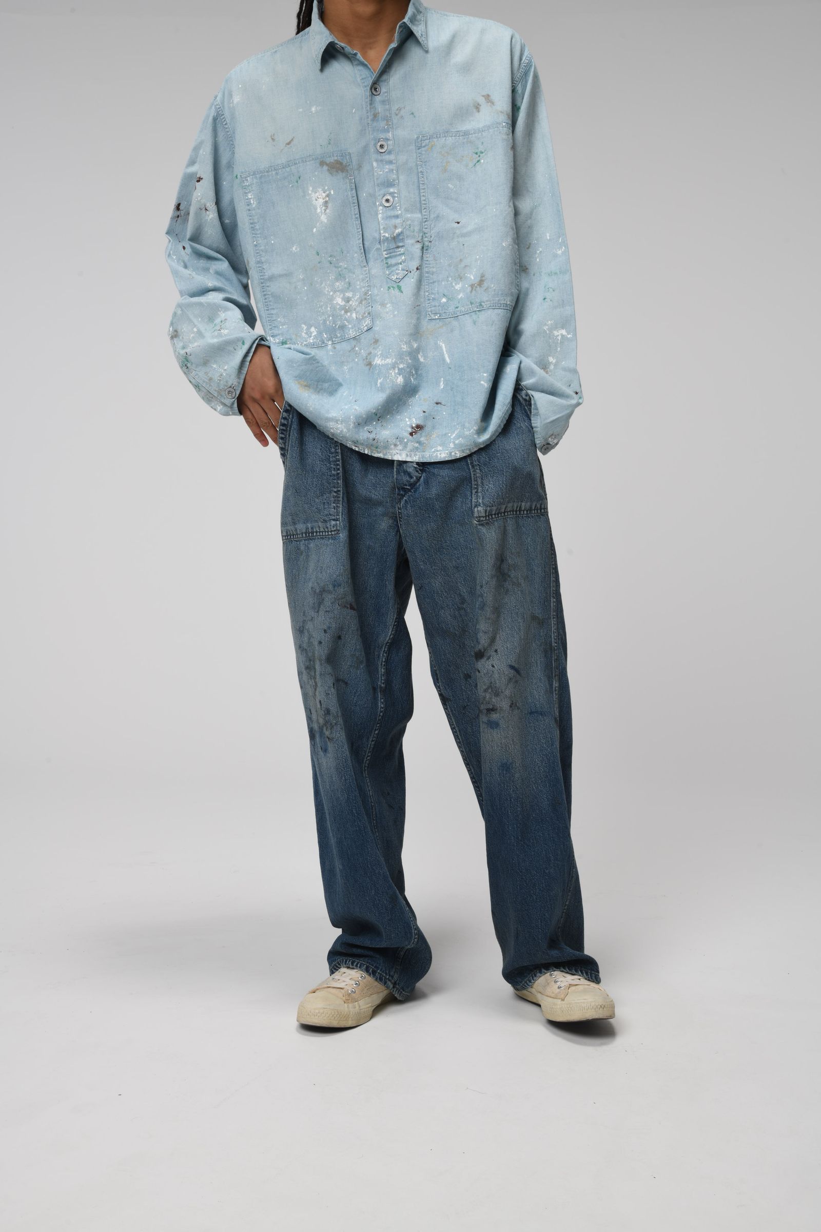 BOW WOW バウワウ  M-44 DENIM TROUSERS(BW252-M4DT)AGED INDIGO