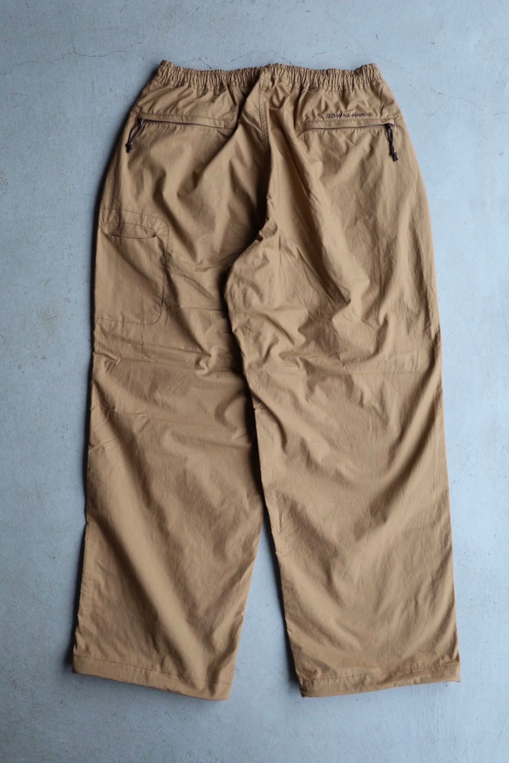 セダンオールパーパス SS25 Typewriter Over Easy Pants(SD25S-PT03)Khaki