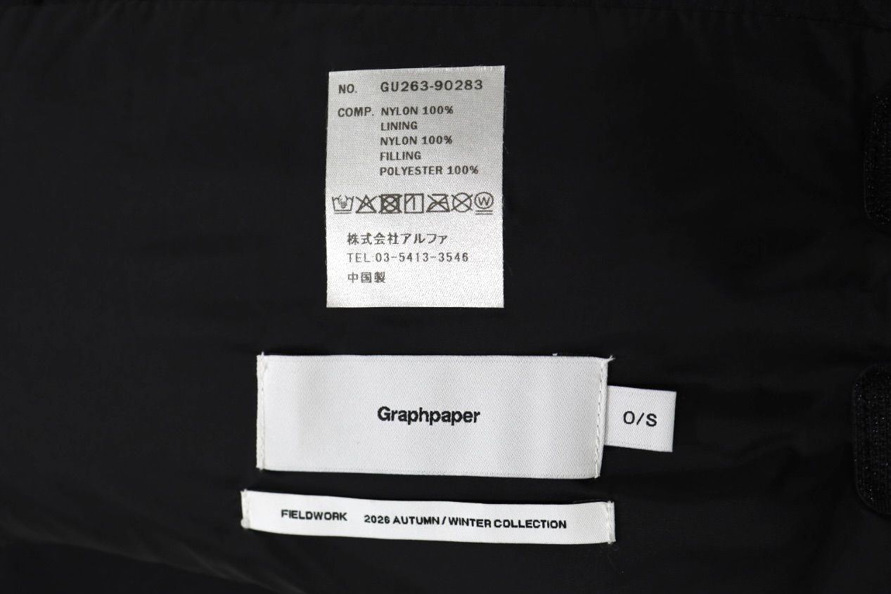 グラフペーパー PERTEX® QUANTUM AIR Field Neck Warmer(GU263-90283)BLACK☆9月26日(土)発売！